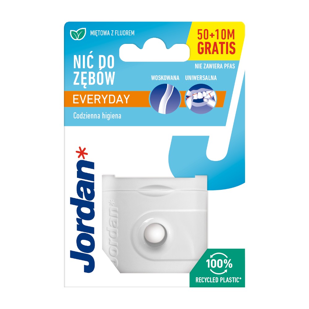 Jordan Nić do zębów Everyday Floss, 50 m