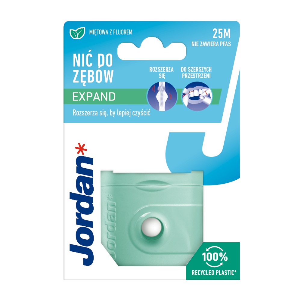 Jordan Nić do zębów Expand Fresh, 25 m