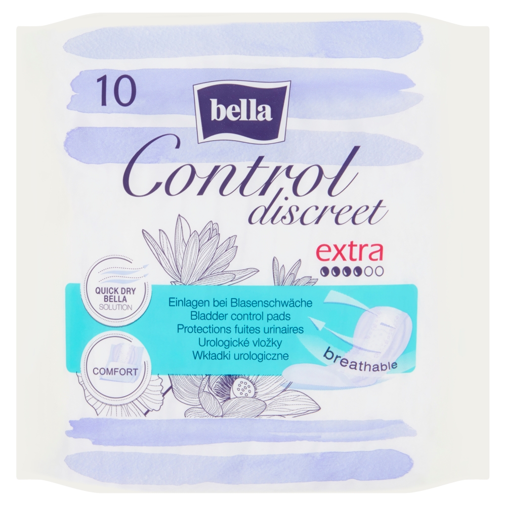 Bella Control Discreet Extra, Wkładki urologiczne, 10 sztuk