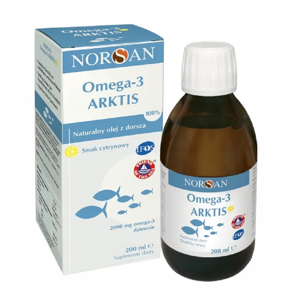 Norsan Omega-3 Arktis, płyn 200 ml