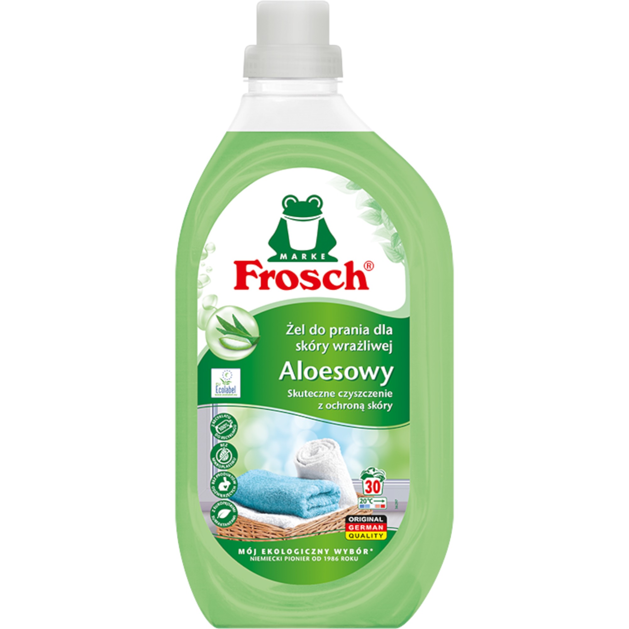 Frosch Aloes Żel do prania tkanin białych 1500 ml