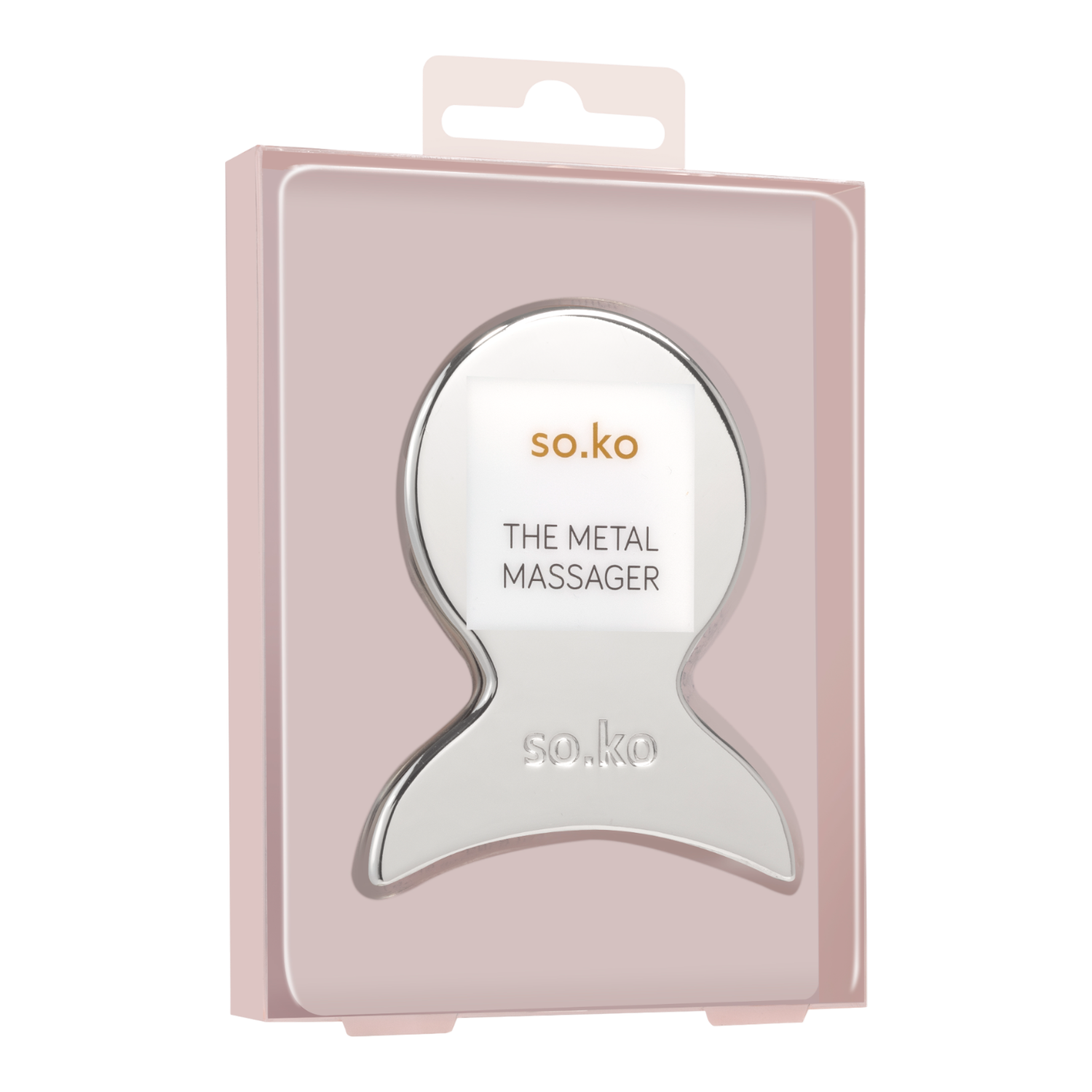so.ko Płytka metalowa do masażu twarzy