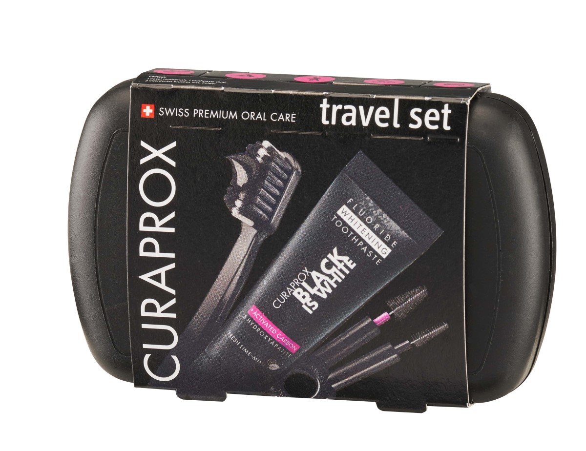 Curaprox Travel Set - zestaw black