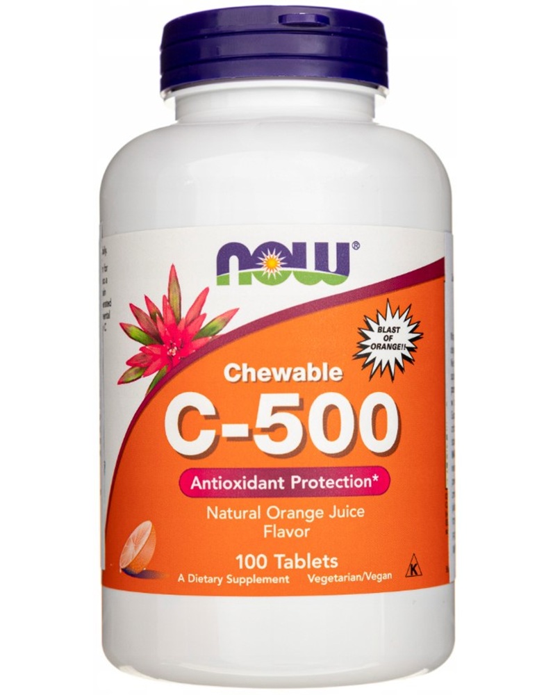 Now Foods C-500 Orange+ Acerola tabletki do ssania 100 szt.  ml