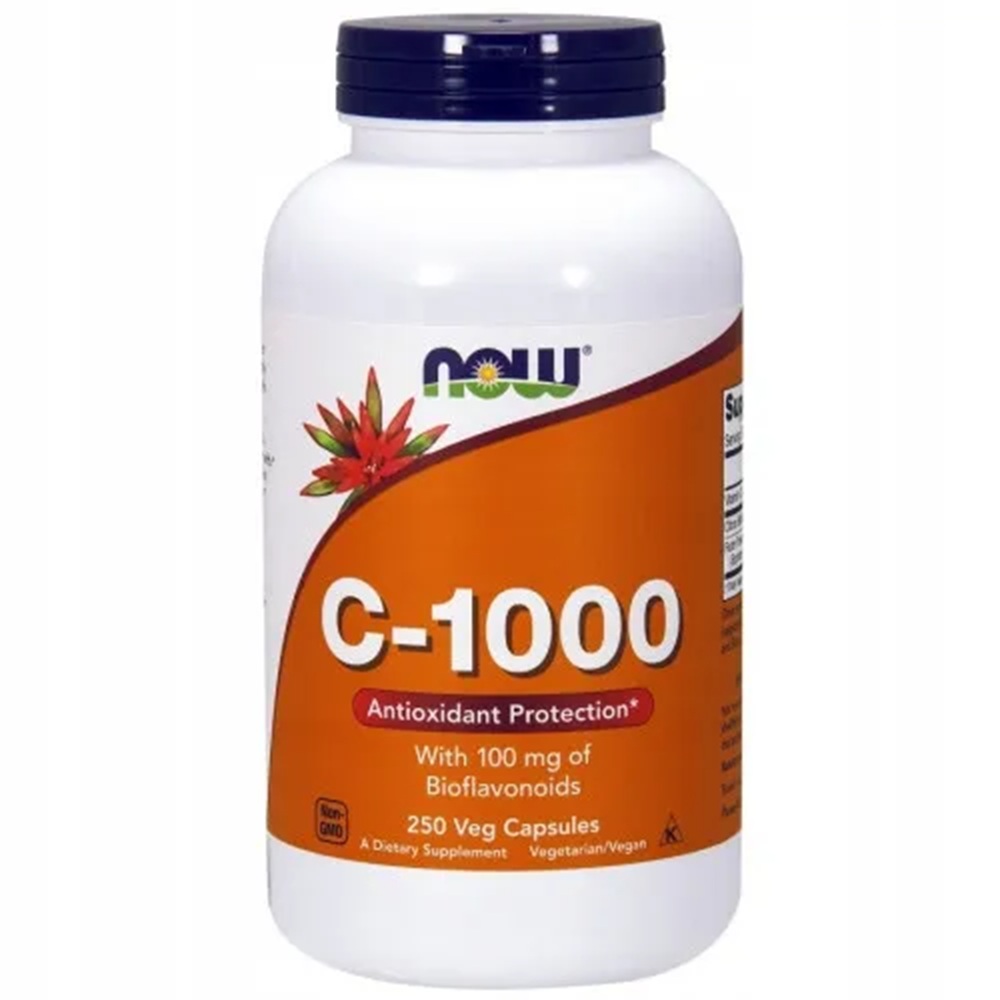 Now Foods C-1000 +Bioflawonoidy 100mg + Rutyna