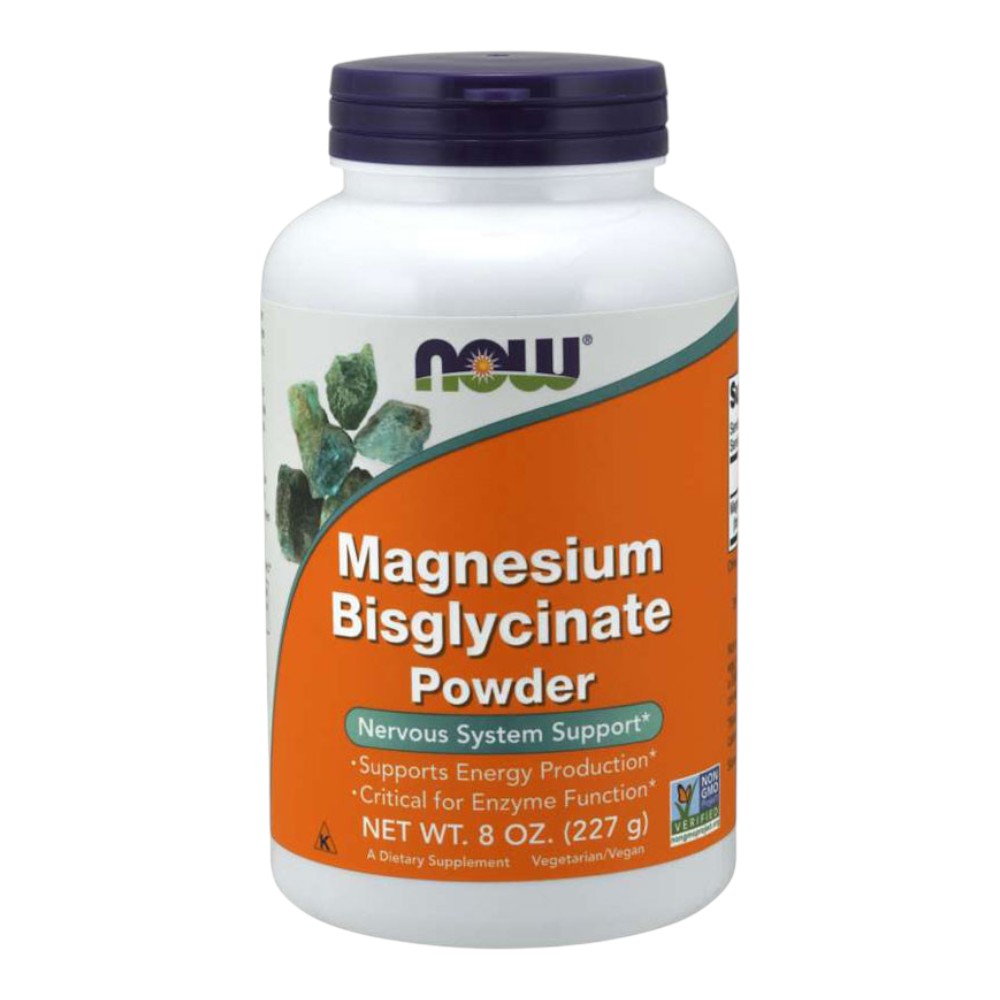 Now Foods Magnesium Bisglycinate Powder Proszek do rozpuszczania, 227 g