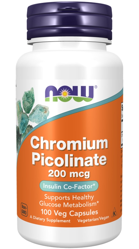 Now Foods Chromium Picolinate, tabletki 100 szt.
