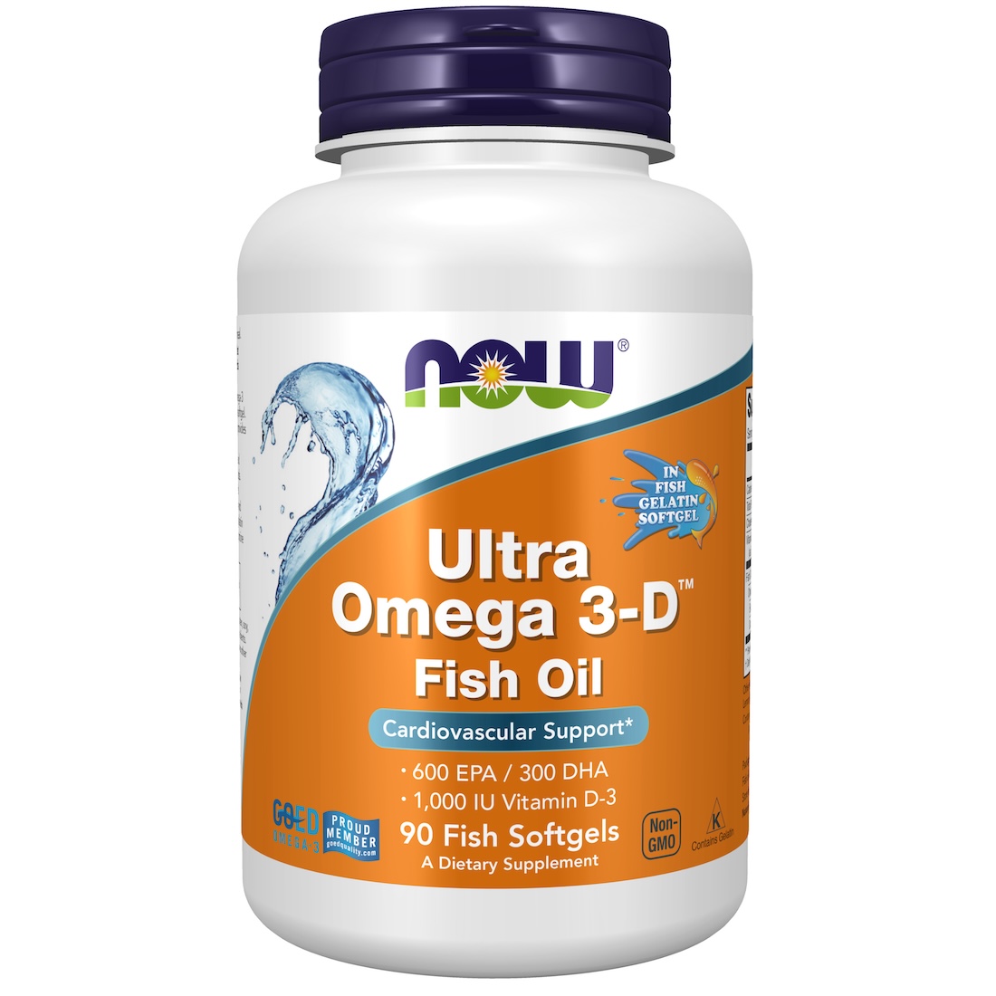 Now Foods Ultra Omega 3-D Kapsułki, 90 sztuk