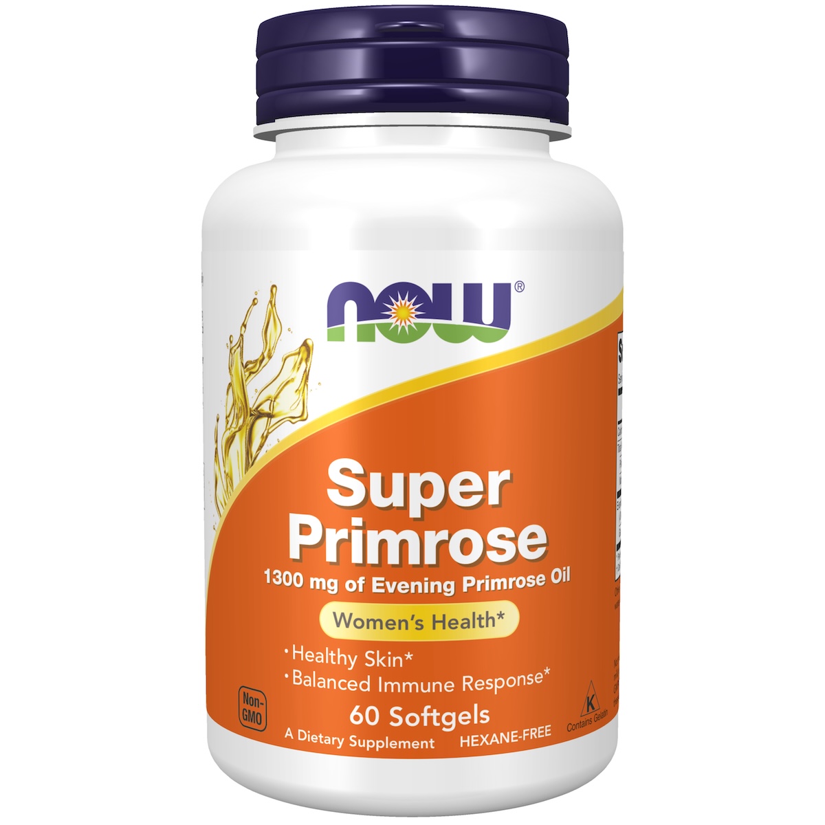 Now Foods Super Primrose 1300 mg Kapsułki, 60 sztuk