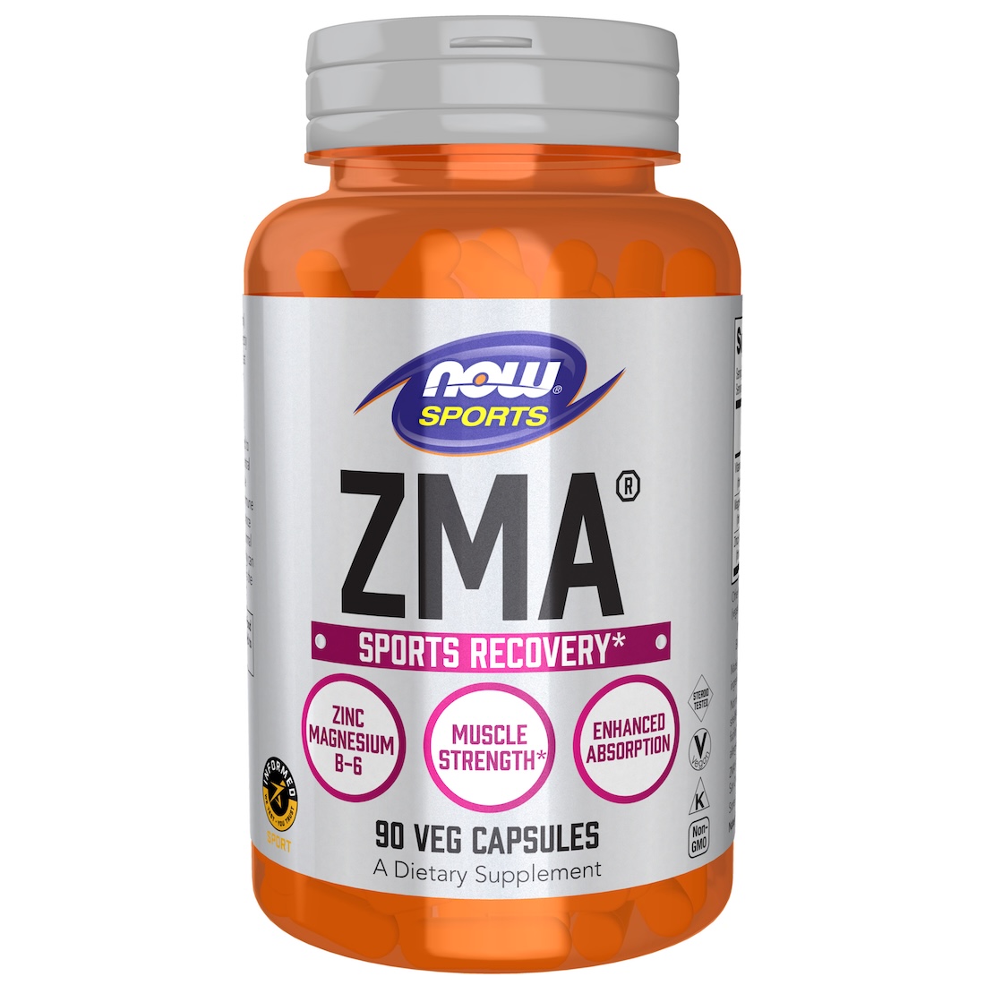 Now Foods ZMA 800 mg Kapsułki, 90 sztuk