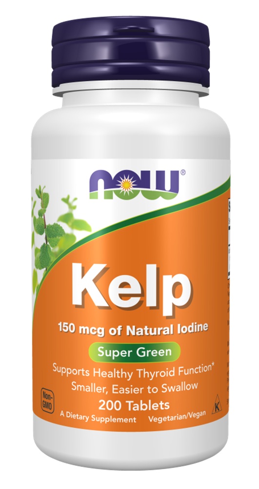 Now Foods Kelp 150 mcg tabletki 200 szt.