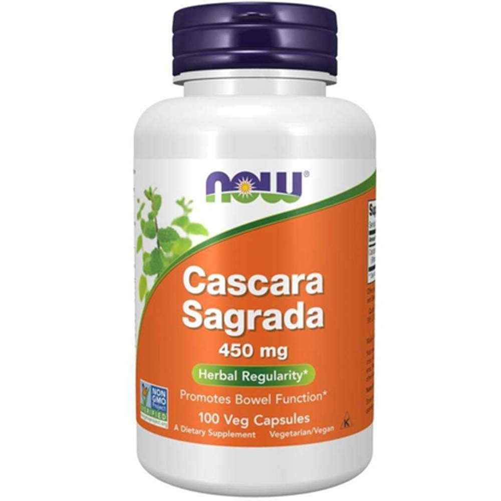 Now Foods Cascara Sagrada 450 mg 100 szt.