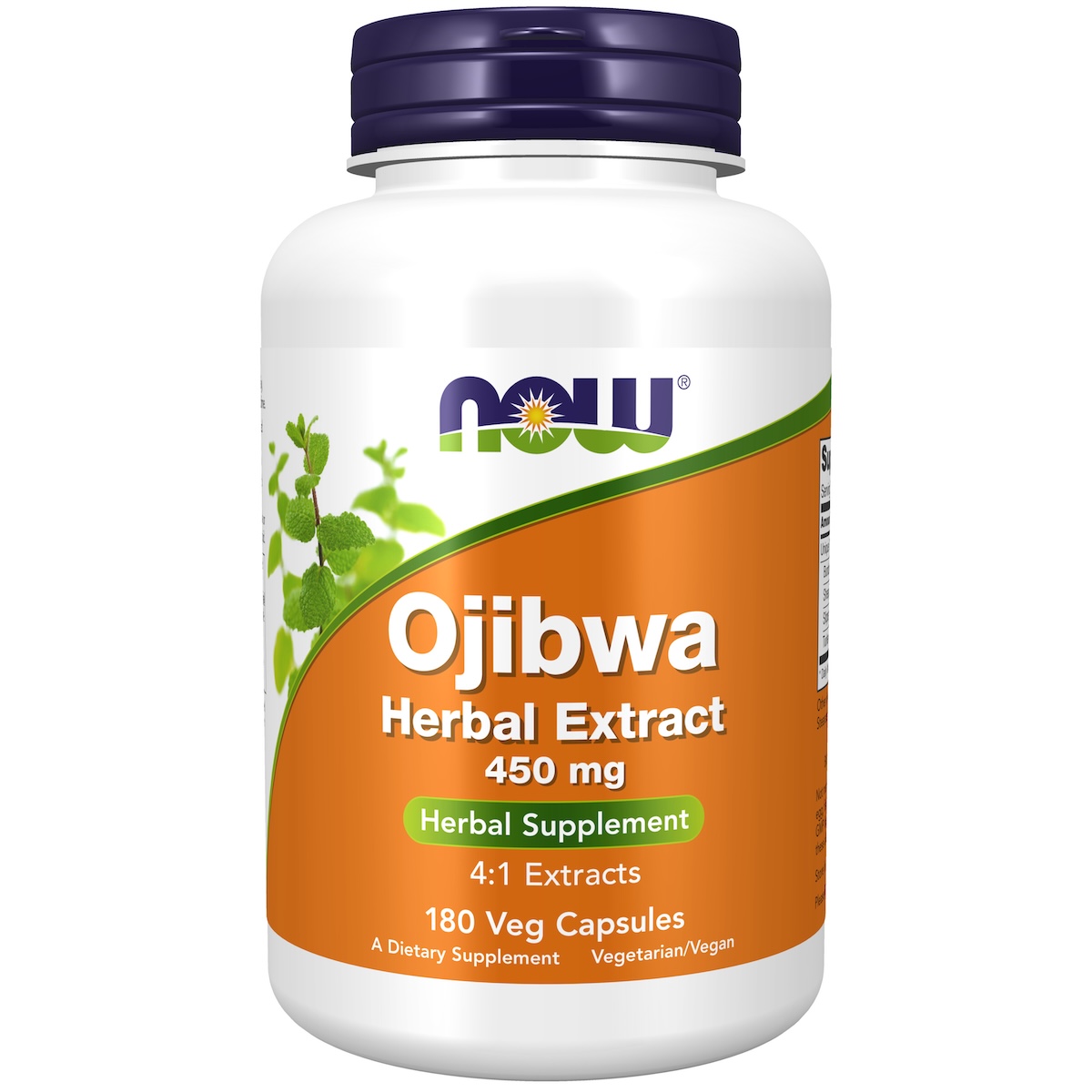 Now Foods Ojibwa Herbal Extract 450 mg Kapsułki, 180 sztuk