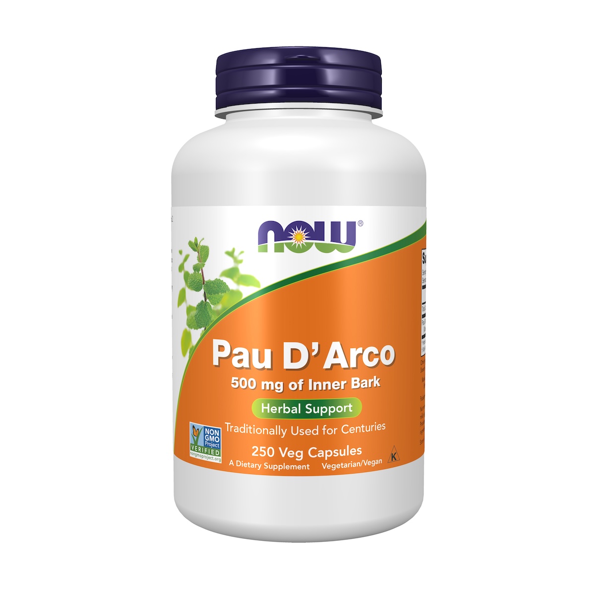 Now Foods Pau D'arco (La Pacho) 500 mg Kapsułki, 250 sztuk