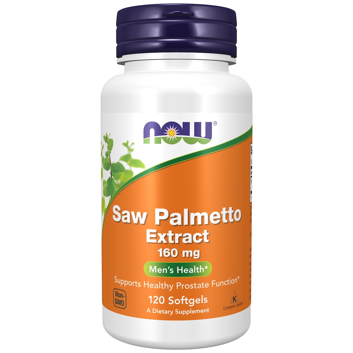 Now Foods Saw Palmetto 160 mg Kapsułki, 120 sztuk