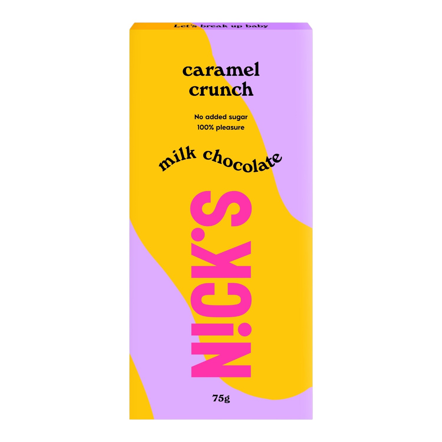 NICKs Milk Chocolate Caramel Crunch Mleczna Czekolada z Karmelem i Migdałami