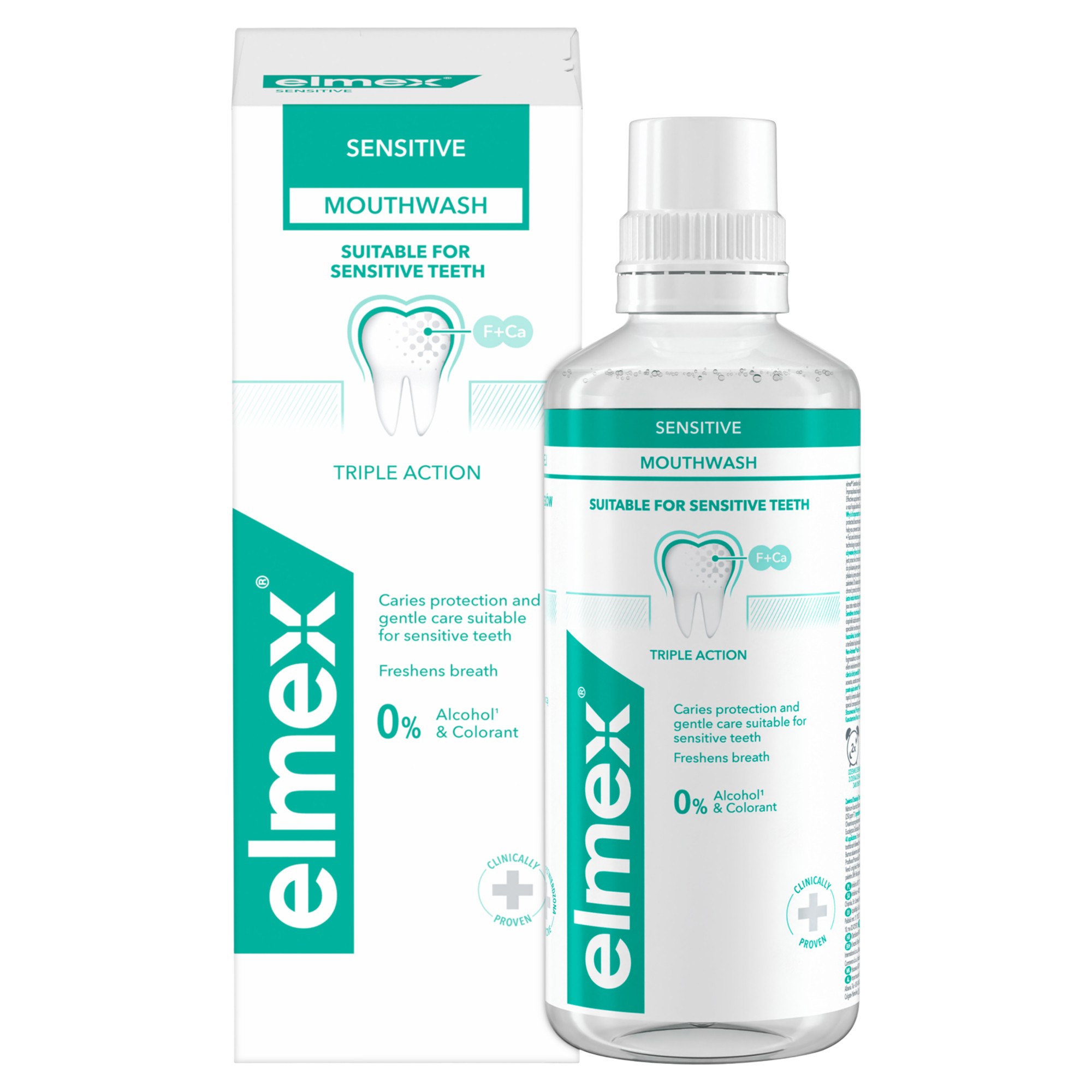 Elmex Sensitive płyn do płukania jamy ustnej na nadwrażliwość bez alkoholu 