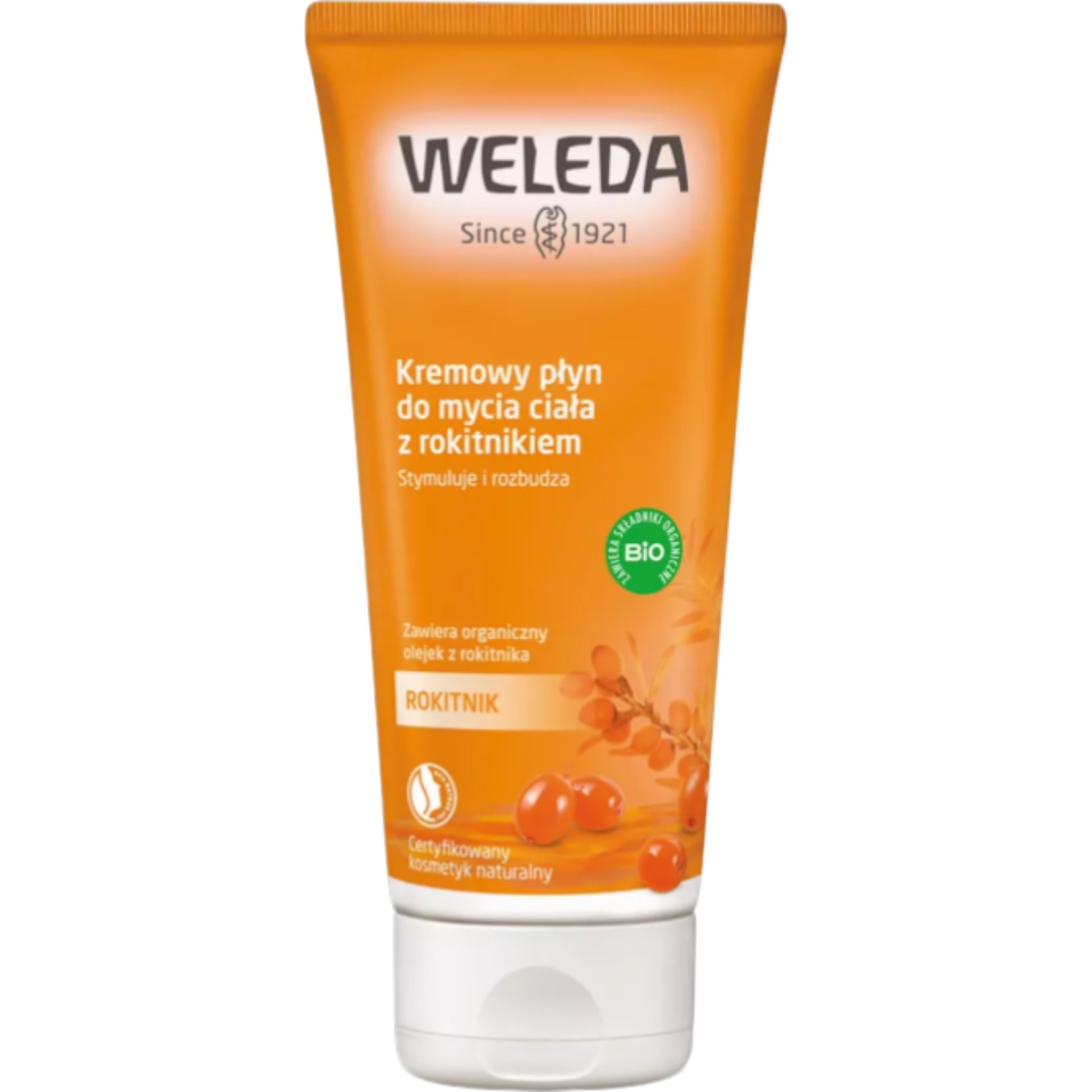 Weleda Vitality Kremowy Płyn pod prysznic z rokitnikiem