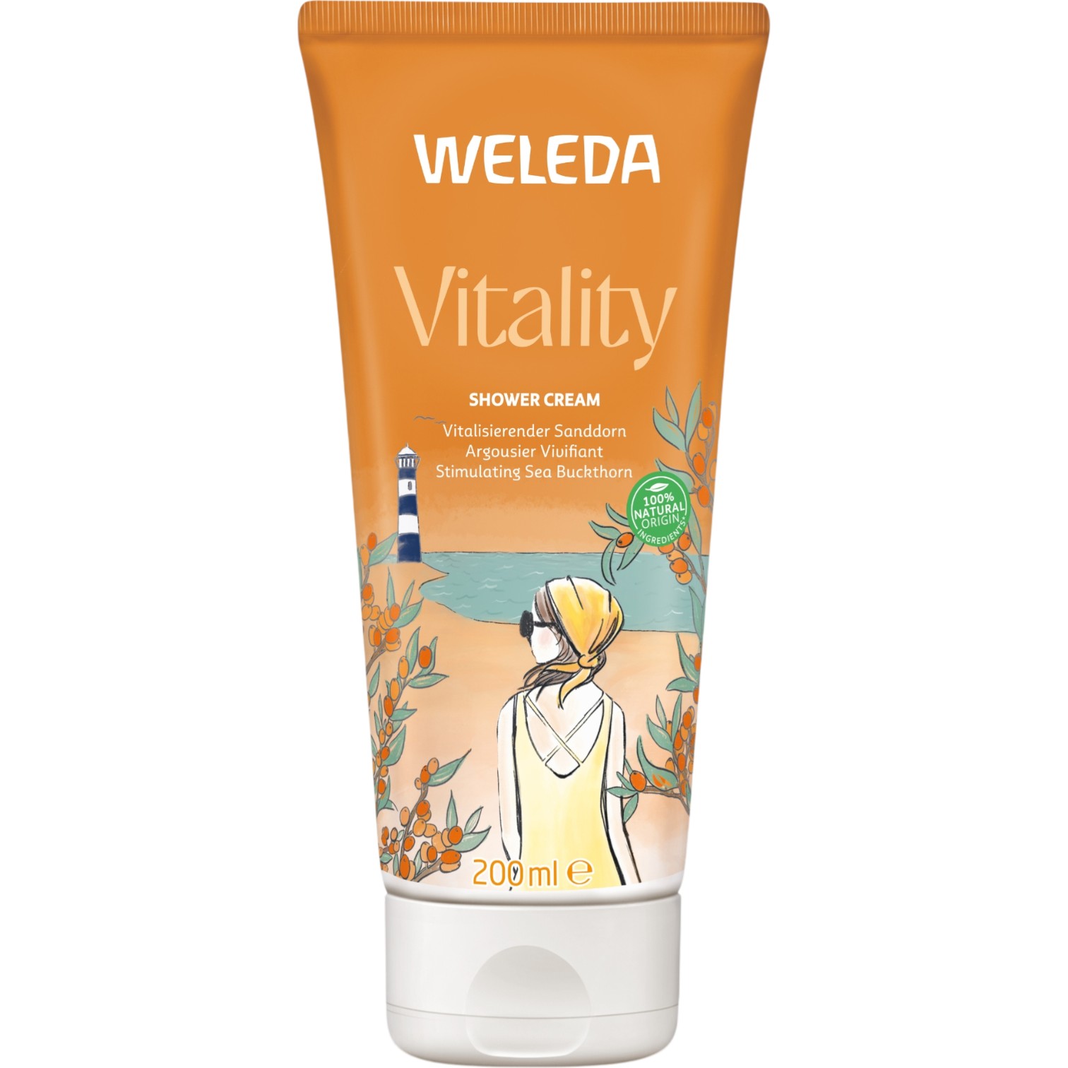 Weleda Vitality Kremowy Płyn pod prysznic z rokitnikiem