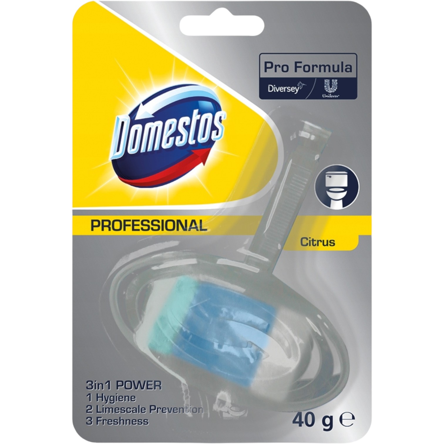 Domestos Citrus Kostka do WC 3w1