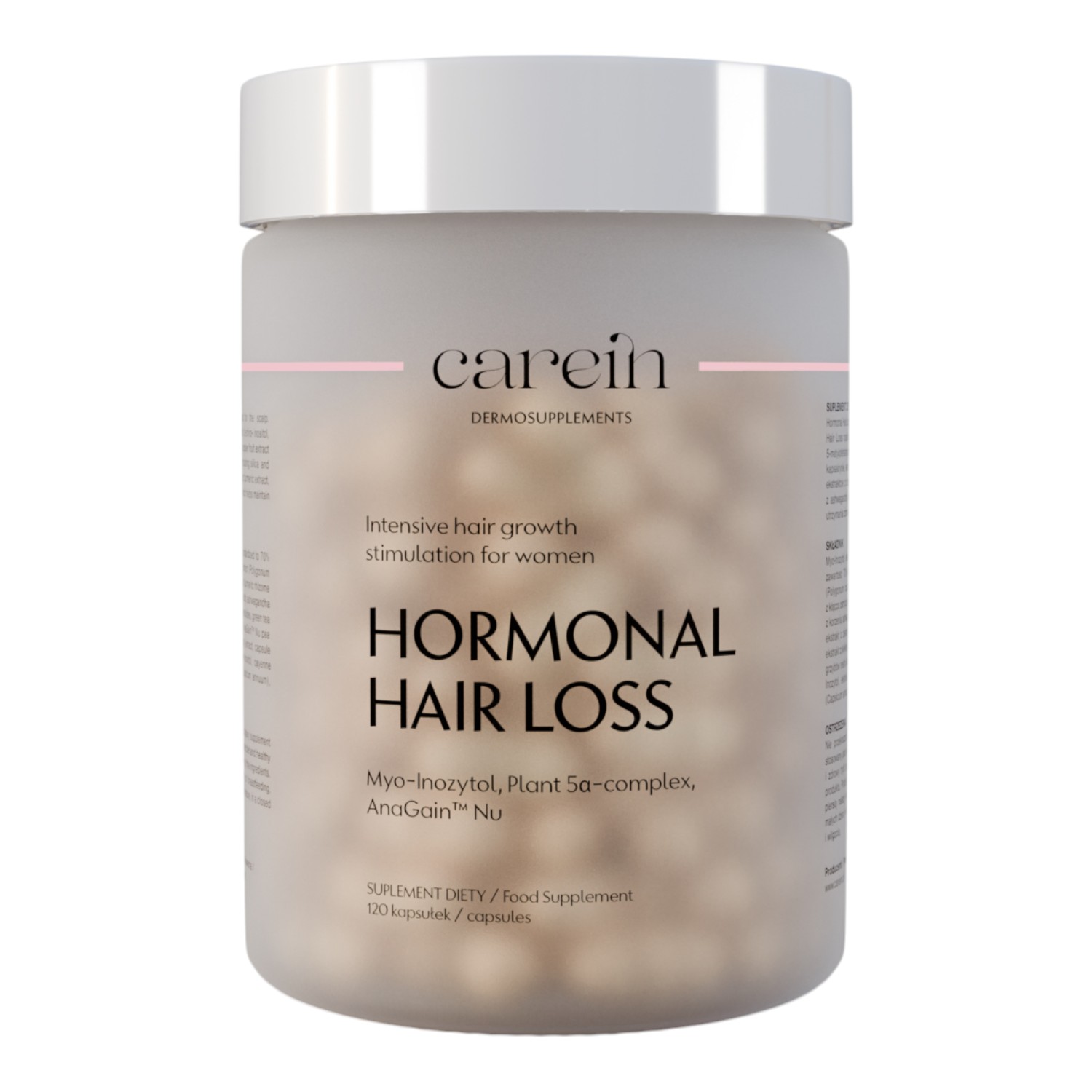 Carein Hormonal Hair Loss Kapsułki, 120 szt.