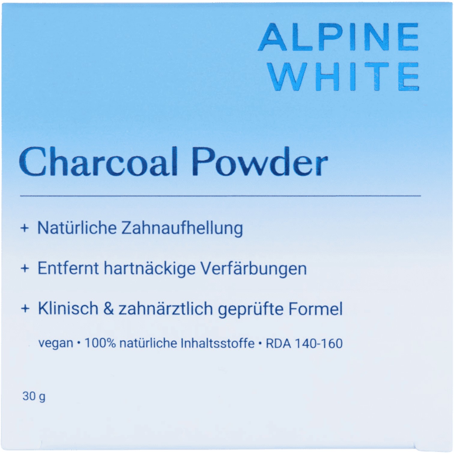 Alpine White Charcoal Proszek do wybielania zębów