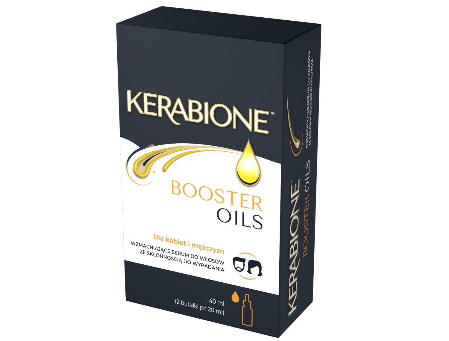 Kerabione Booster Oils Serum do włosów Wzmacniające 2x 20 ml