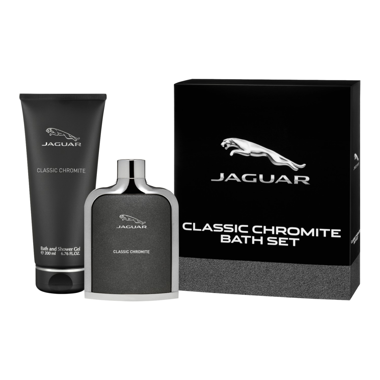 Jaguar Classic Chromite Zestaw dla mężczyzn: Woda toaletowa 100 ml + Żel pod prysznic 200 ml