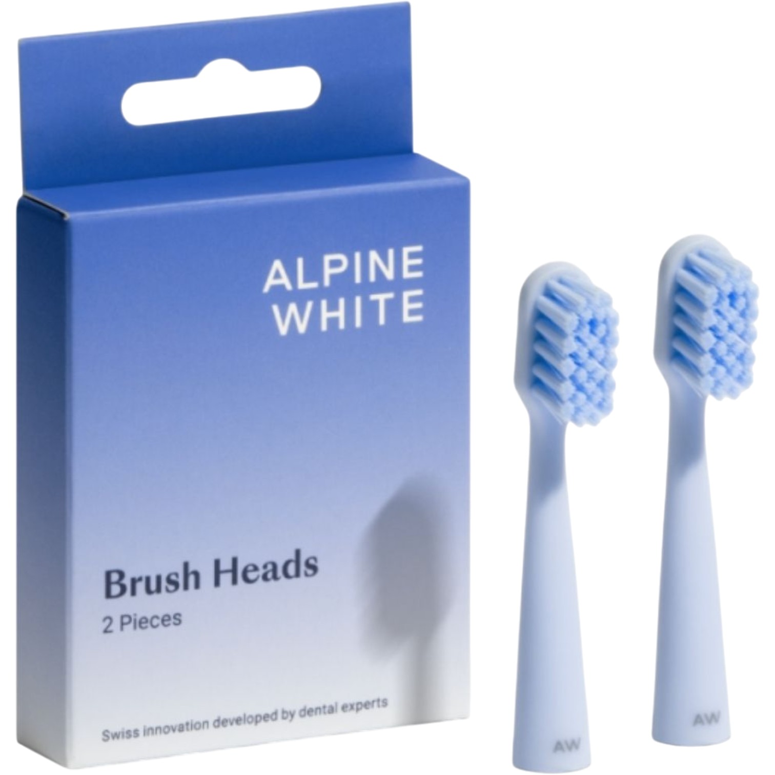 Alpine White Wymienne końcówki do szczoteczki sonicznej