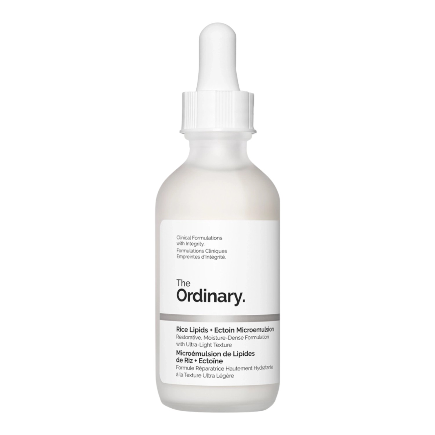 The Ordinary Rice Lipids + Ectoin Microemulsion Emulsja do twarzy, 60 ml