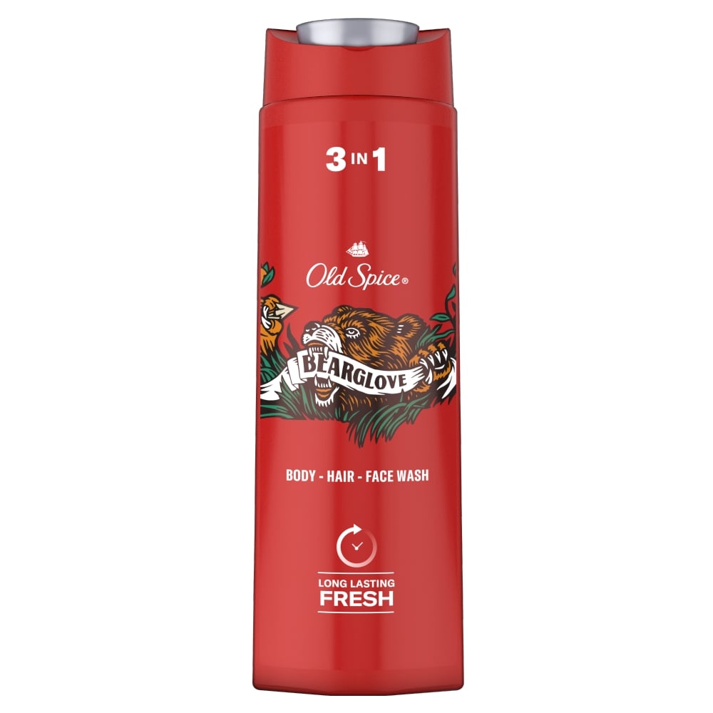 Old Spice Bearglove Gel Doccia e Shampoo per Uomo 400 ml 400 ml