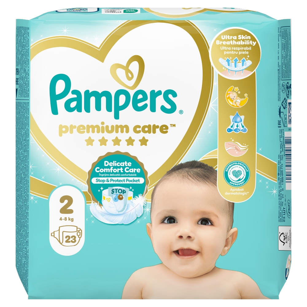 Pampers Pieluchy Premium Care 2 Mini,  23 szt.