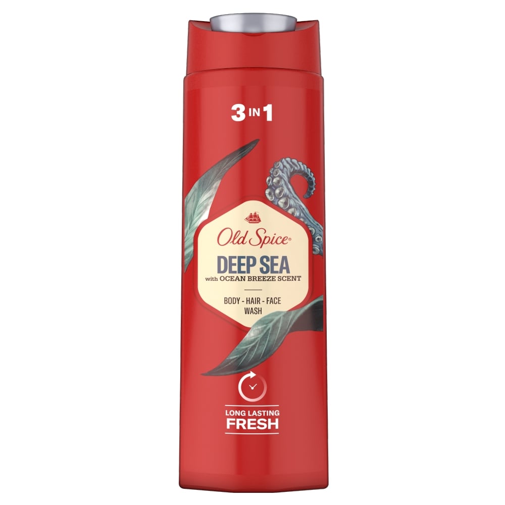 Old Spice Deep Sea Gel Doccia e Shampoo per Uomo 400 ml 400 ml