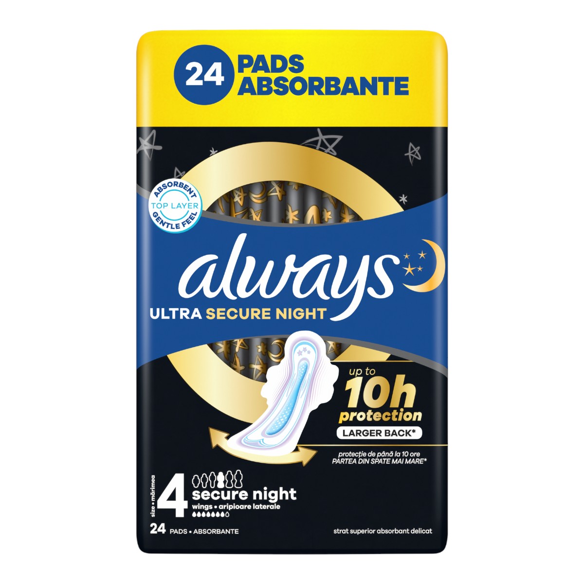 Always Ultra Secure Night Quattro Pack Rozm.4