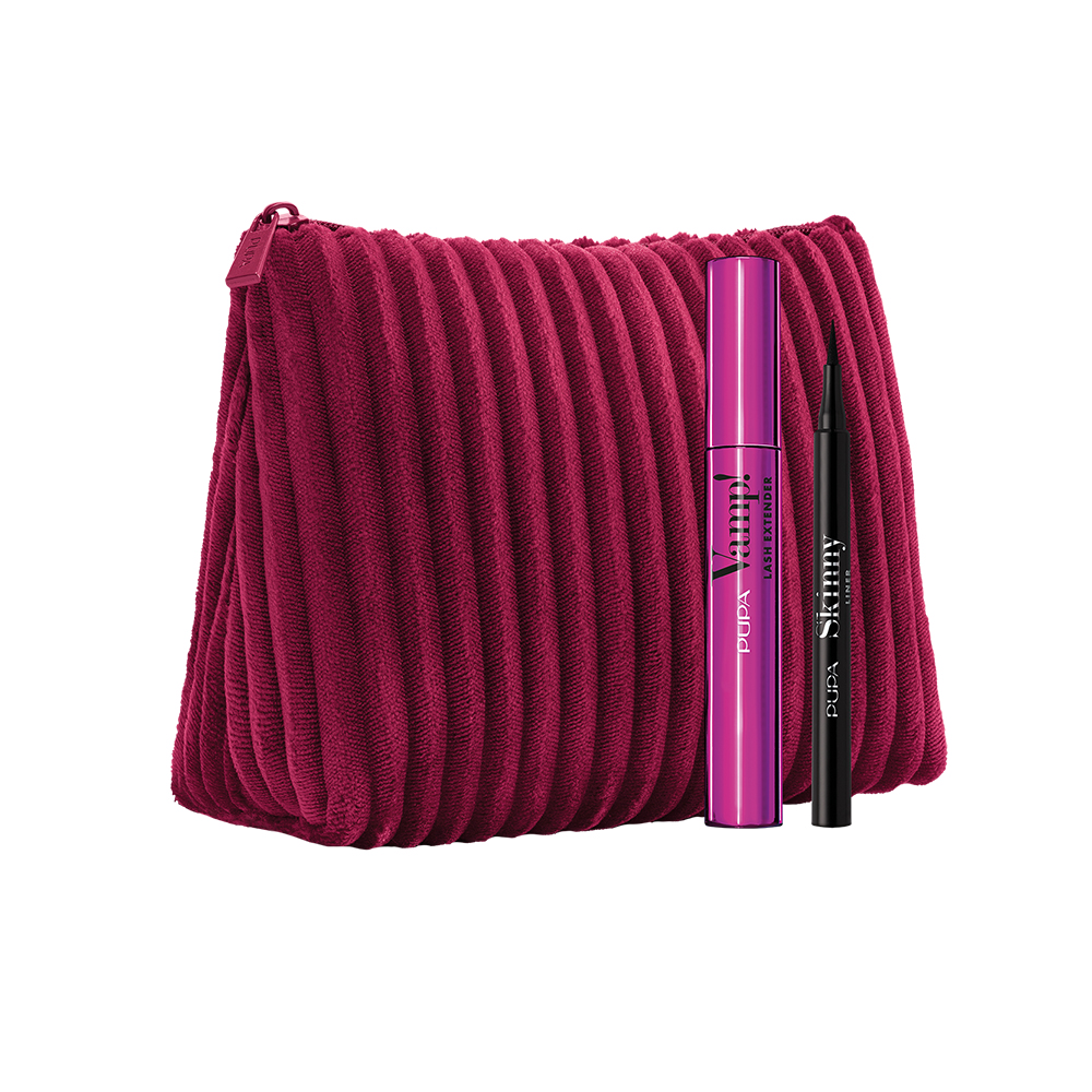 Pupa Vamp! Zestaw: Lash Extender Tusz do rzęs + Vamp! Skinny Eyeliner