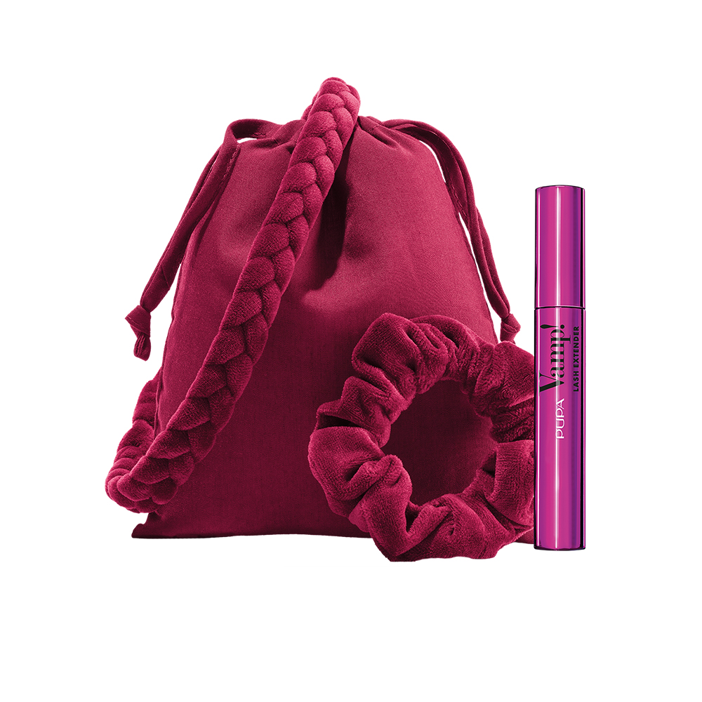 Pupa Vamp! Zestaw prezentowy - Lash Extender 14ml + Gumka do włosów