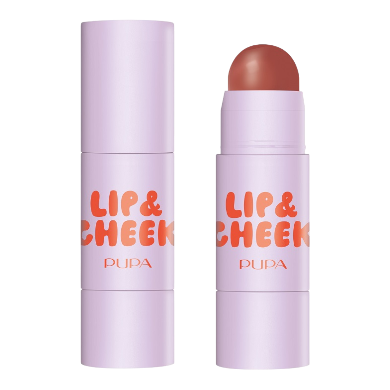 Pupa Lip & Cheek Róż i balsam do ust w sticku, 001 Hot Cookie