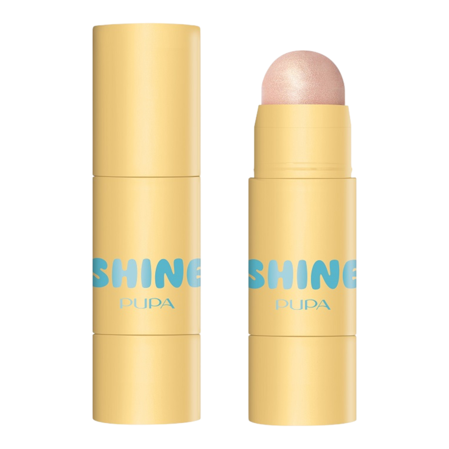 Pupa Shine Rozświetlający stic do twarzy, 001 Pinky Doll