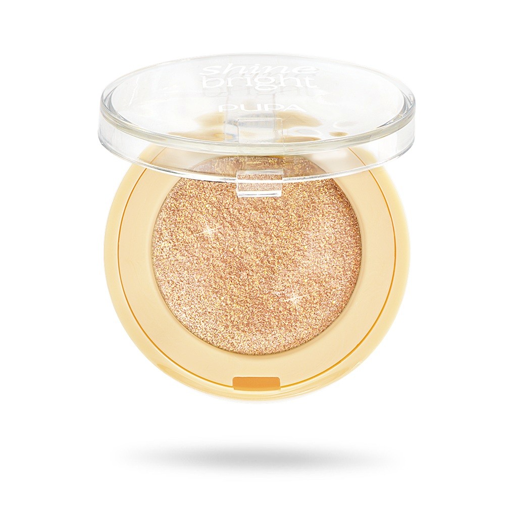 Pupa Shine Bright Cień do powiek 002 Pure Gold 