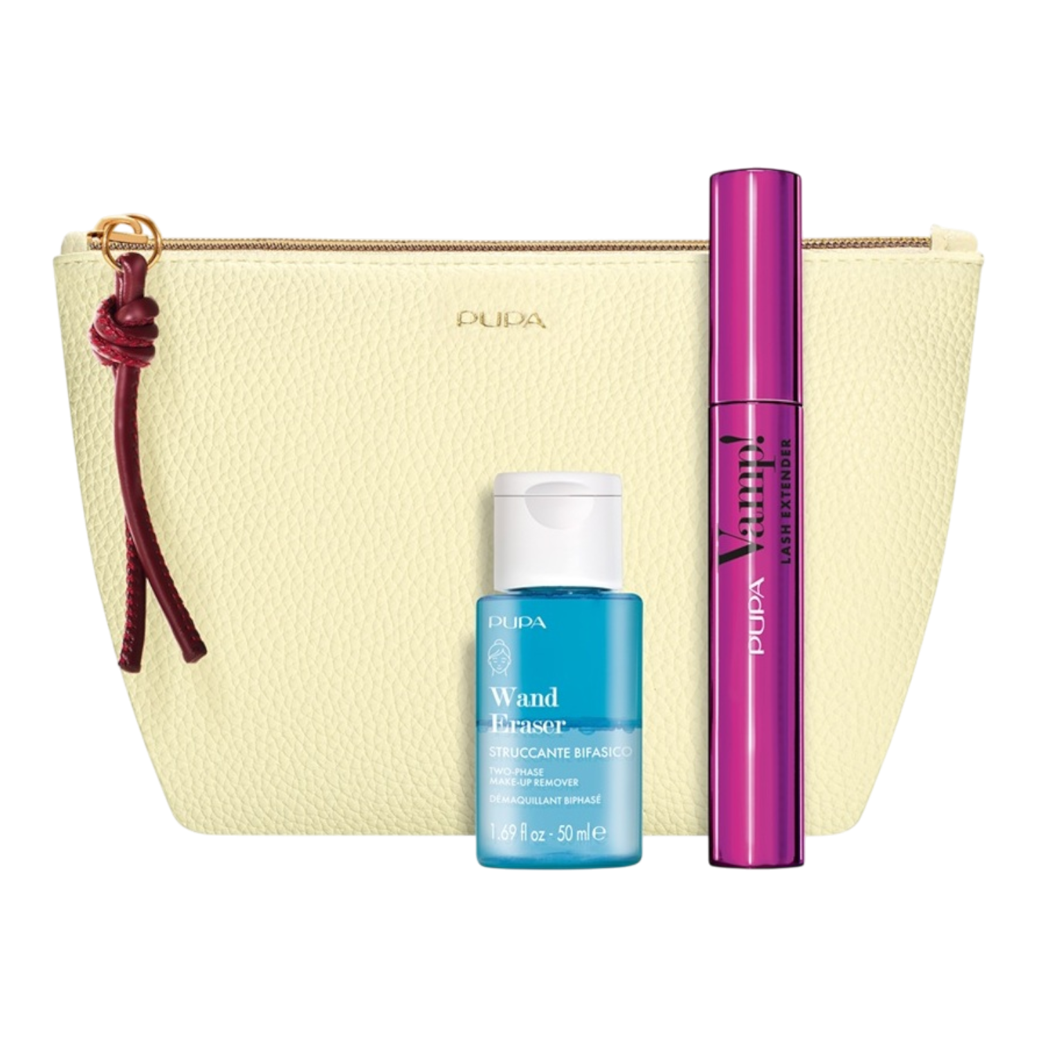 Pupa Zestaw (Vamp! Maskara Lash Extender + Wand Eraser miniatura)