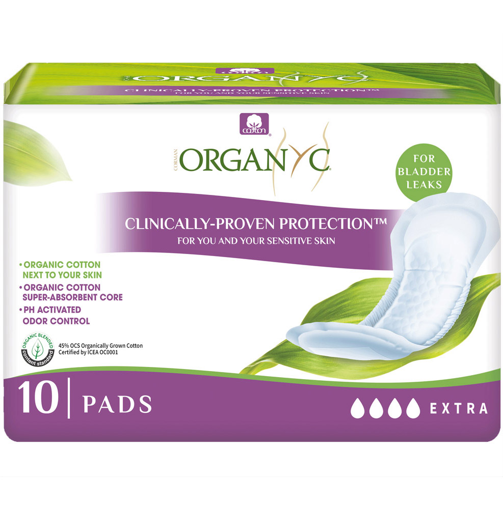 Organyc Extra Bio Podpaski urologiczne bio w stanach nietrzymania moczu