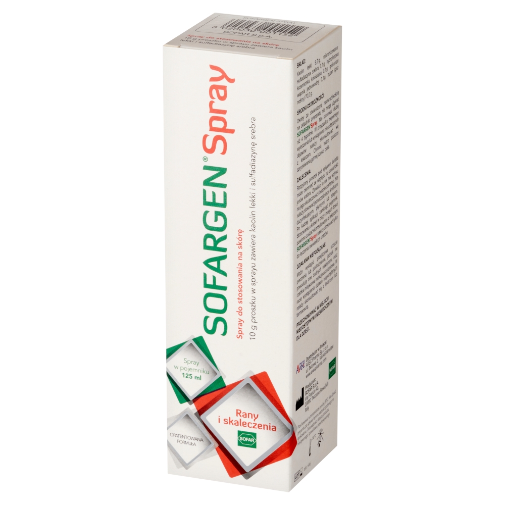 Sofargen Spray na otarcia i zadrapania, 125 ml
