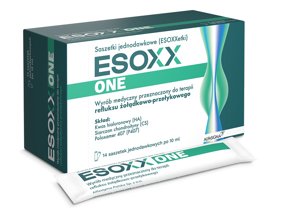 Esoxx One, Terapia refluksu żołądkowo-przełykowego, Płyn w saszetkach
