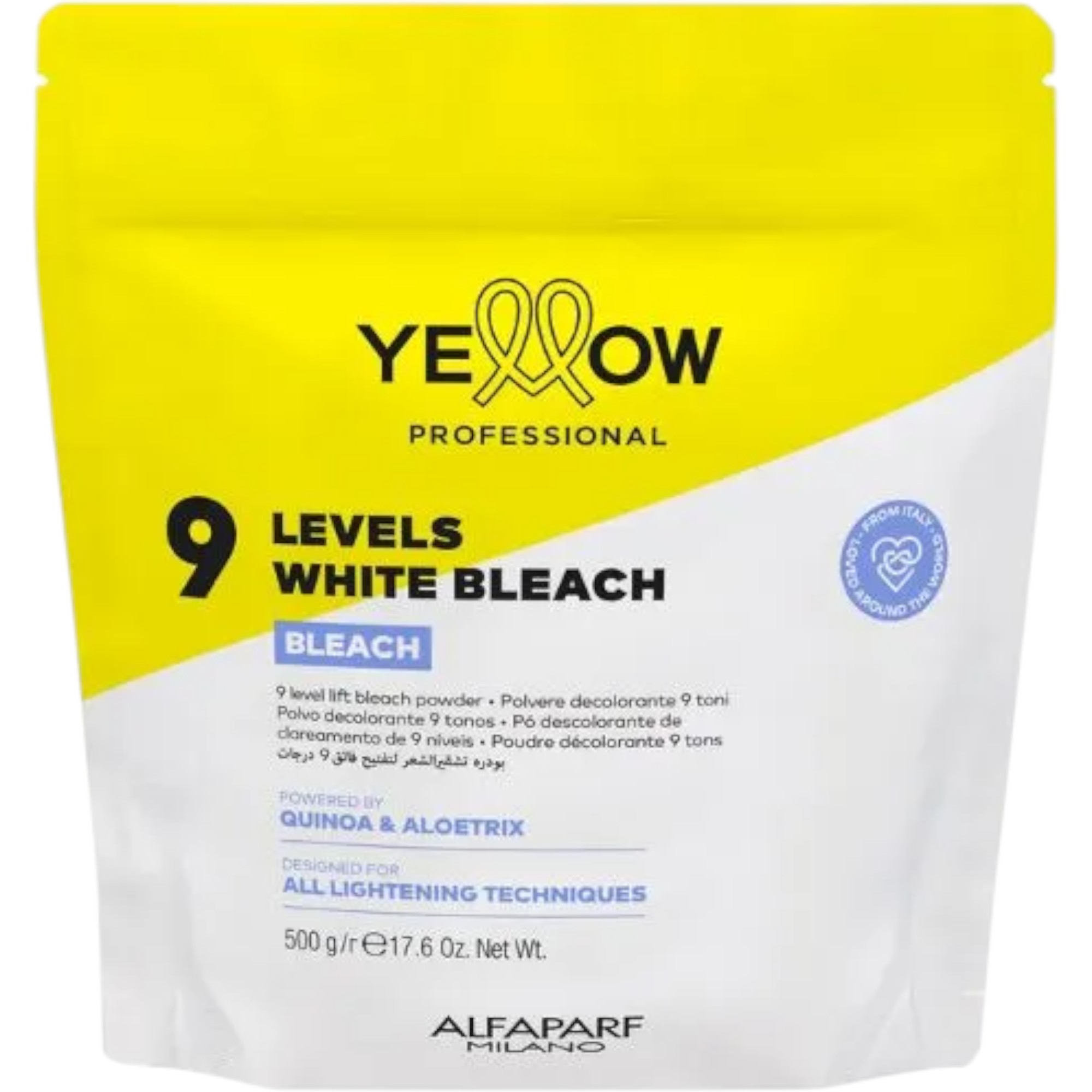 Yellow Bleach Puder rozświetlający do 9 tonów 