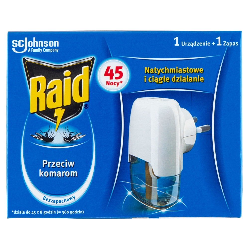 Raid Dispositivo Elettrico con Liquido 45 Notti