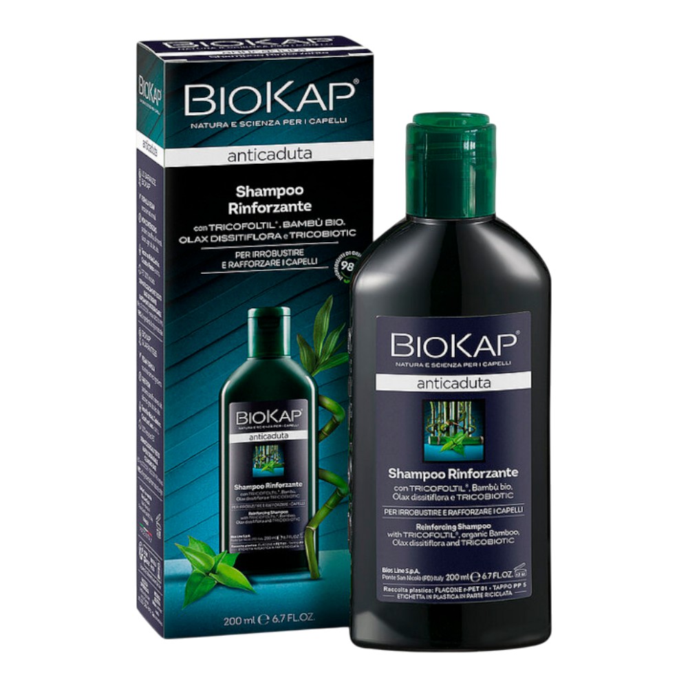Biokap Anticaduta Szampon wzmacniający przeciw wypadaniu włosów, 200 ml