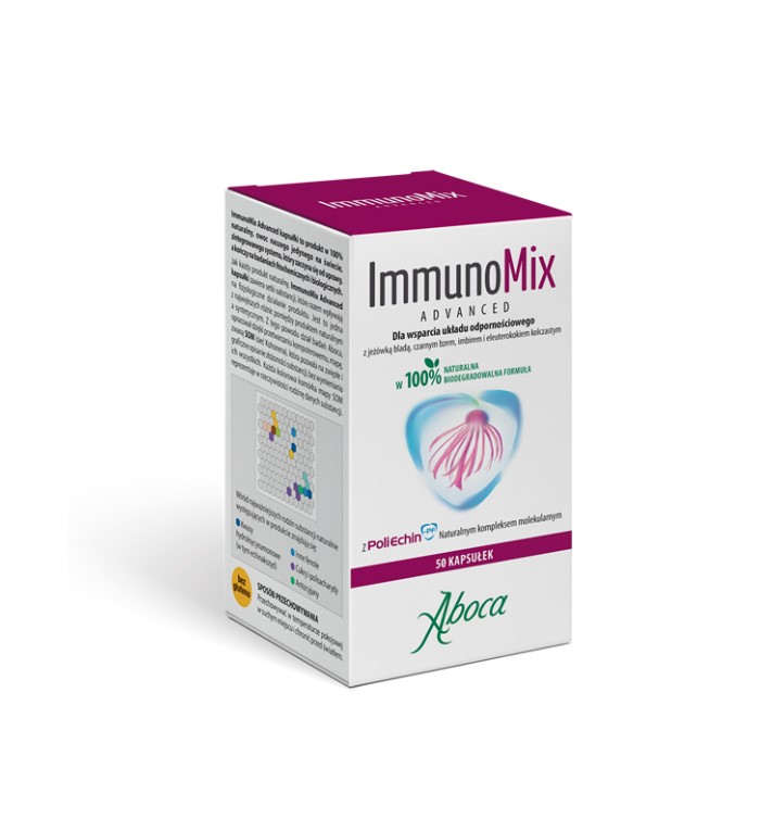 Aboca ImmunoMix Advanced, Preparat wspierający odporność, Kapsułki