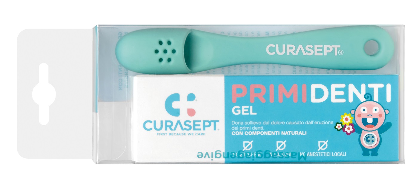 Curasept Zestaw Primi denti Żel + Szczoteczka masująca dziąsła