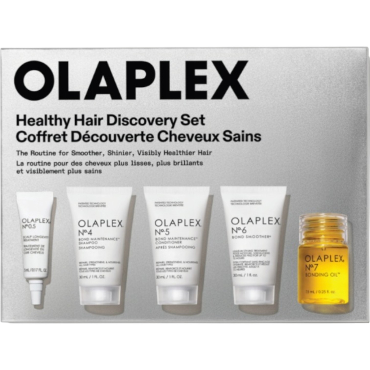 Olaplex The Healthy Hair Discovery Set, Kompletny system odbudowy i stylizacji włosów