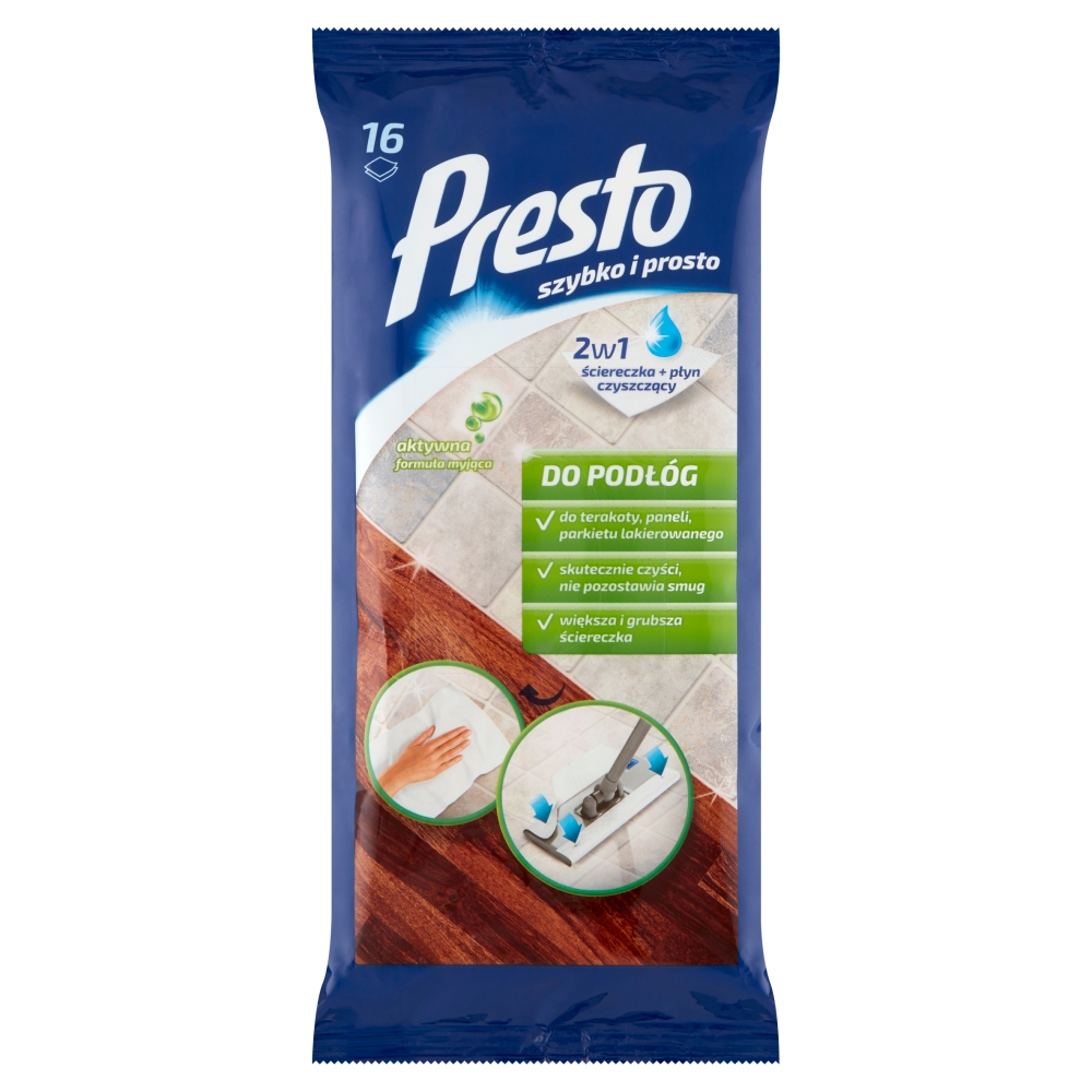 Presto Clean Ściereczki gospodarcze do podłóg
